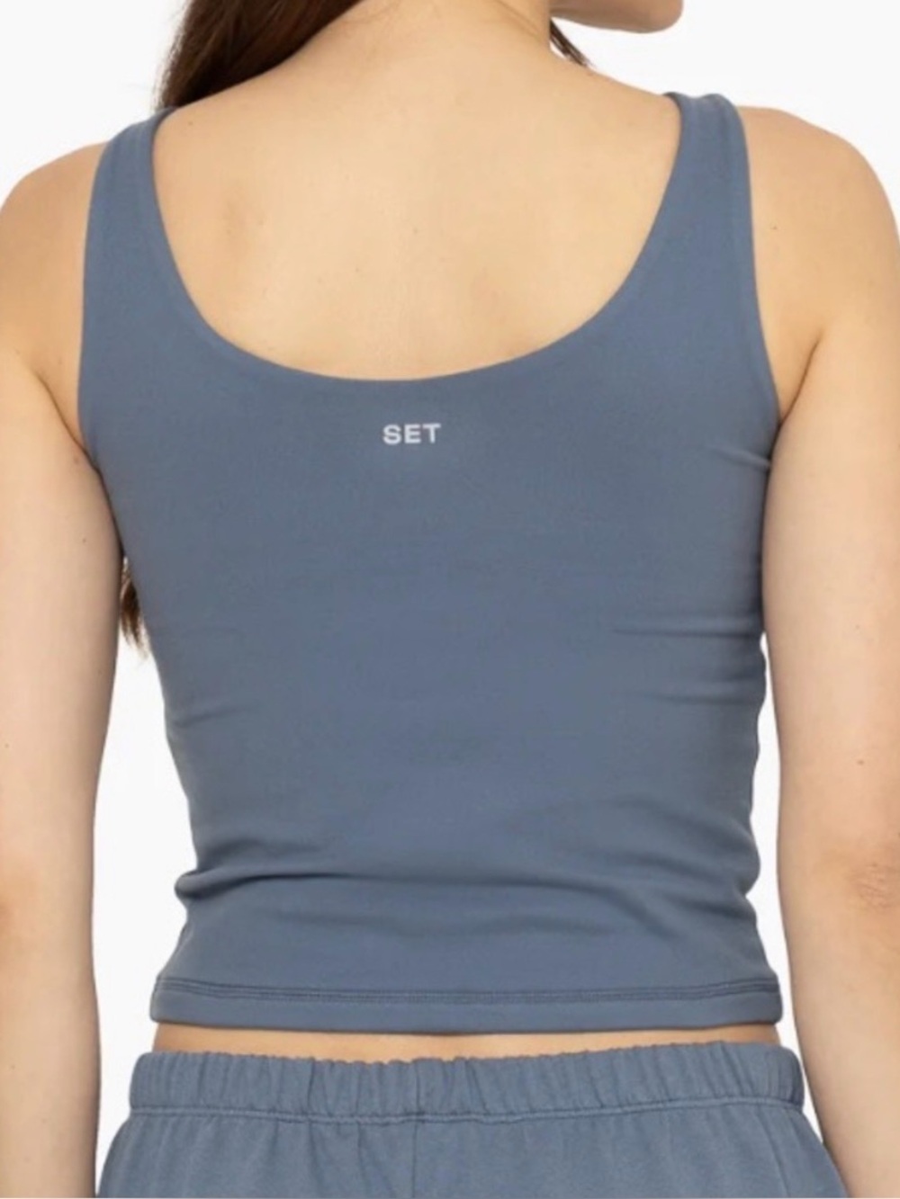 Set Active Blue Tank Top NWOT LARGE
